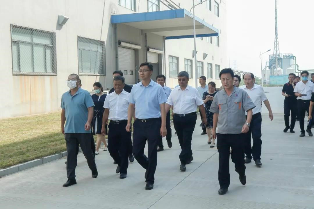 县长戚永和视察先锋娱乐药业项目建设